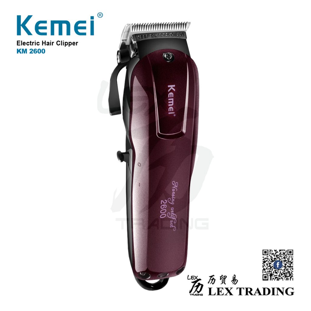 KEMEI KM-2600 Electric Rechargeable Cordless Hair Clipper – Lex Trading