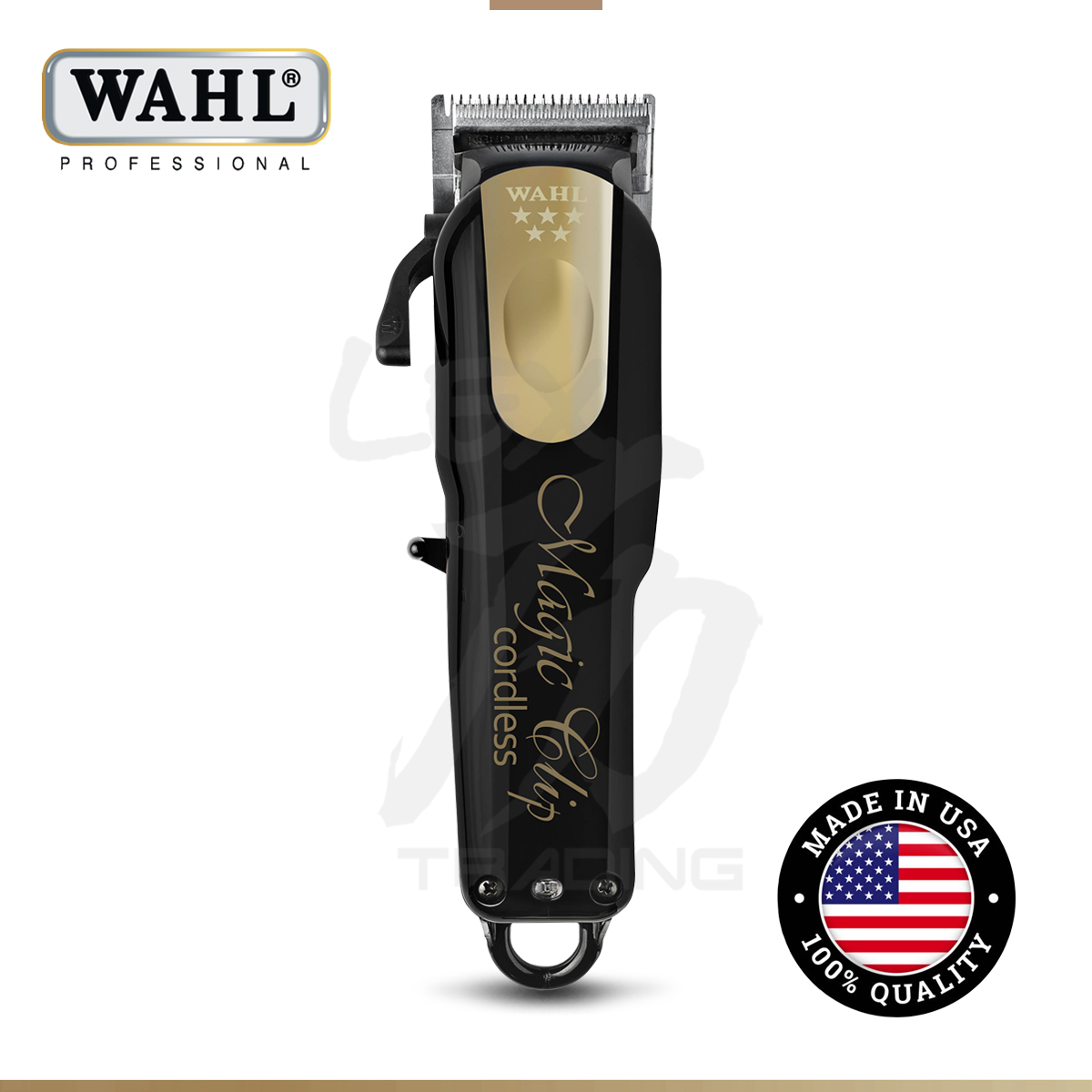WAHL USA 5-Star Series Magic Clip Black Gold 8148 Cordless Hair Clipper –  Lex Trading