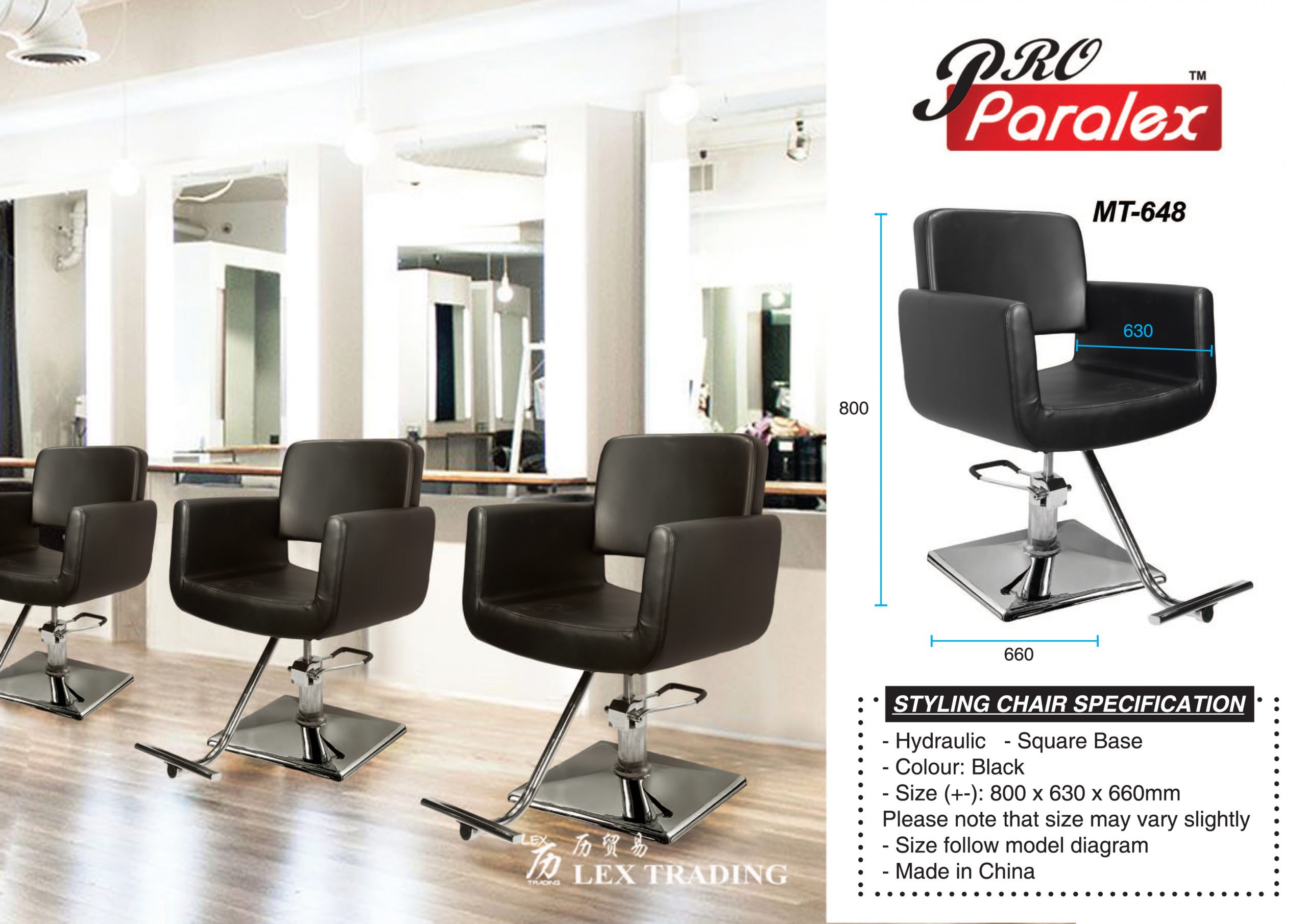Barber Chair, Styling Chairr & Shampoo Bed AD (Final)