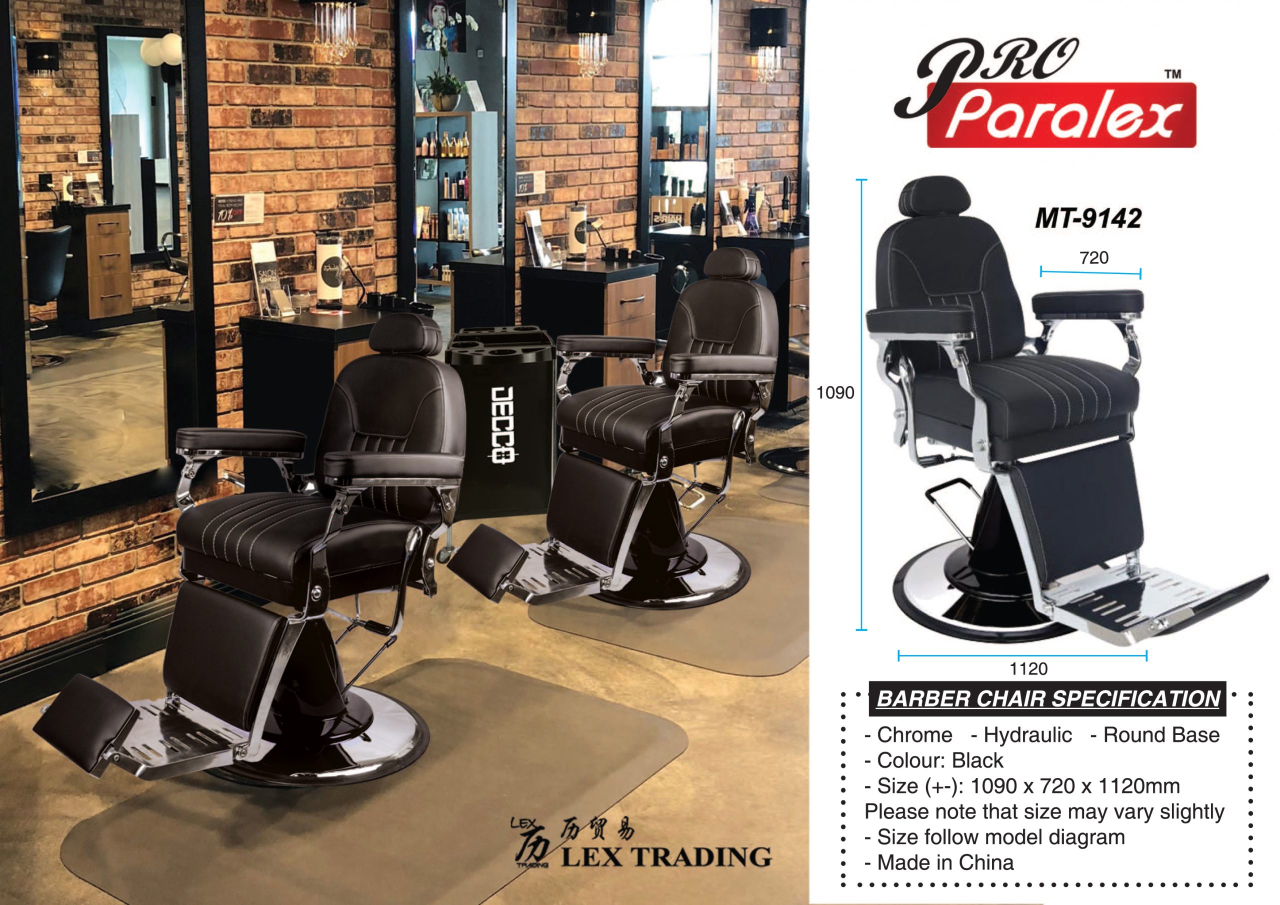 Barber Chair, Styling Chairr & Shampoo Bed AD (Final)