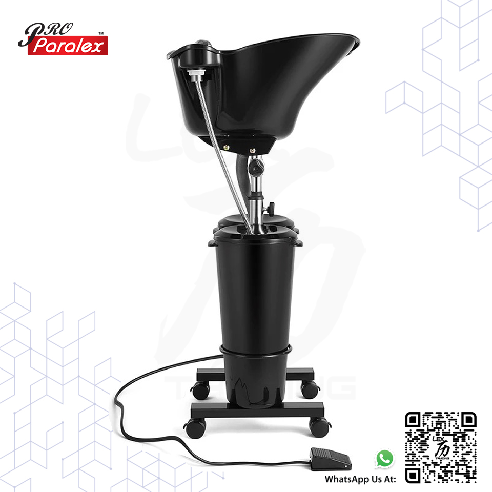Portable Adjustable Shampoo Bowl with Electric Pump - 8