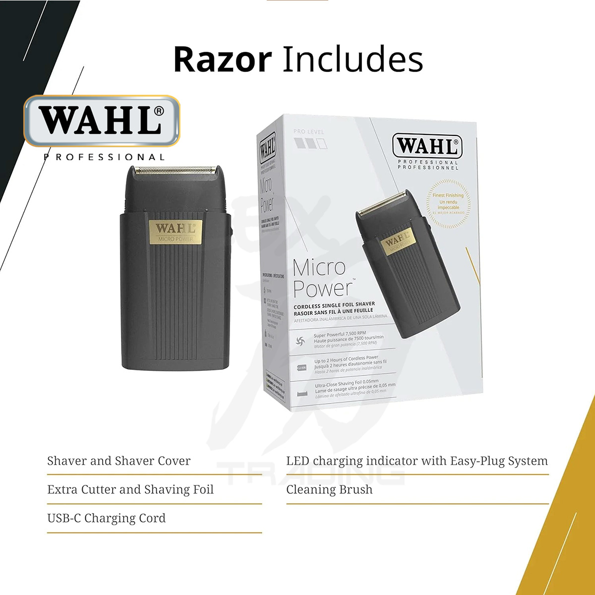 WAHL Micro Power Single Foil Shaver-4