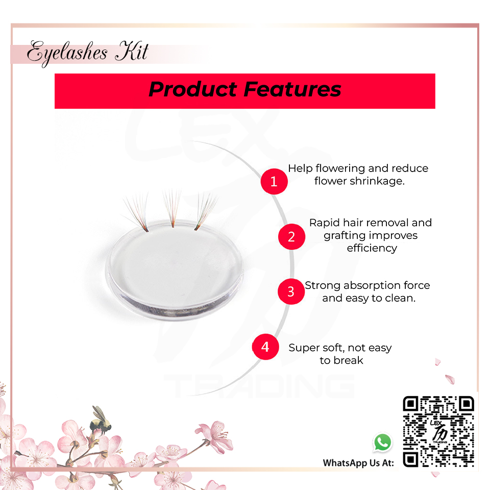 Eyelashes silicone pads for flowering - 6