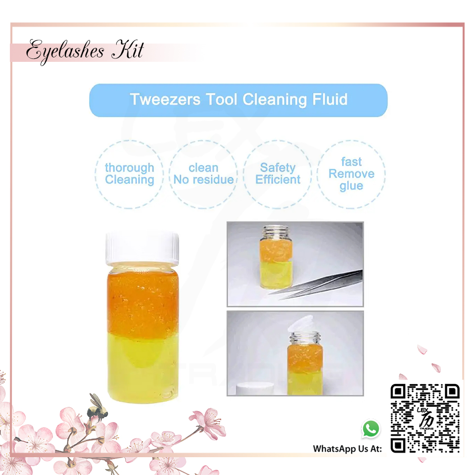 eyelash tweezers cleaning liquid false eyelash tweezers - 4