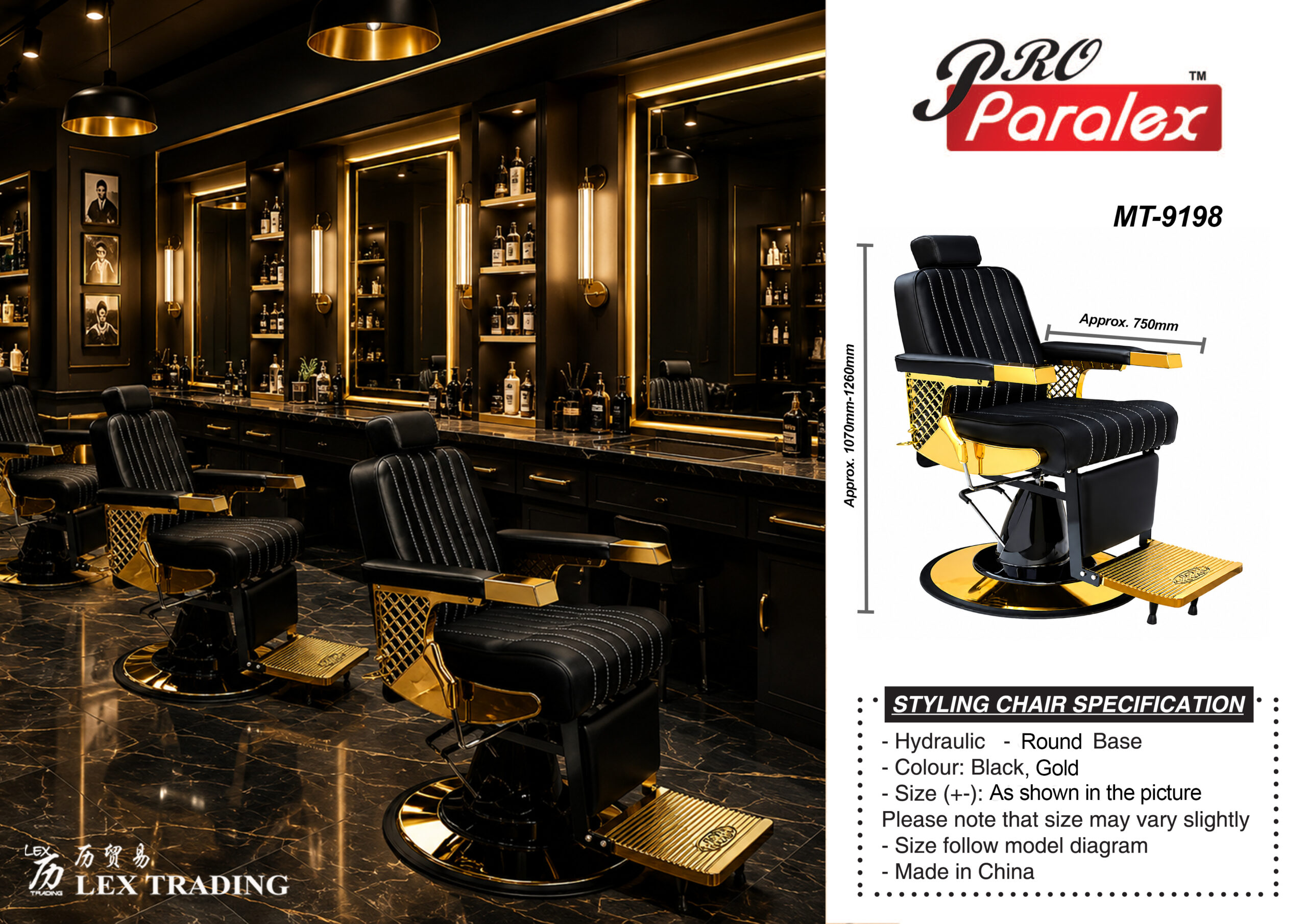 Barber Chair, Styling Chairr & Shampoo Bed AD (Final)