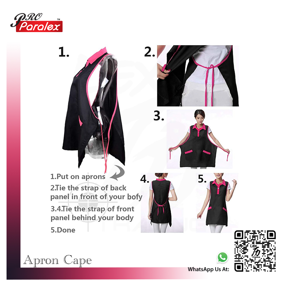 Hairdresser Apron for Hair Stylist Salon Barber - 4