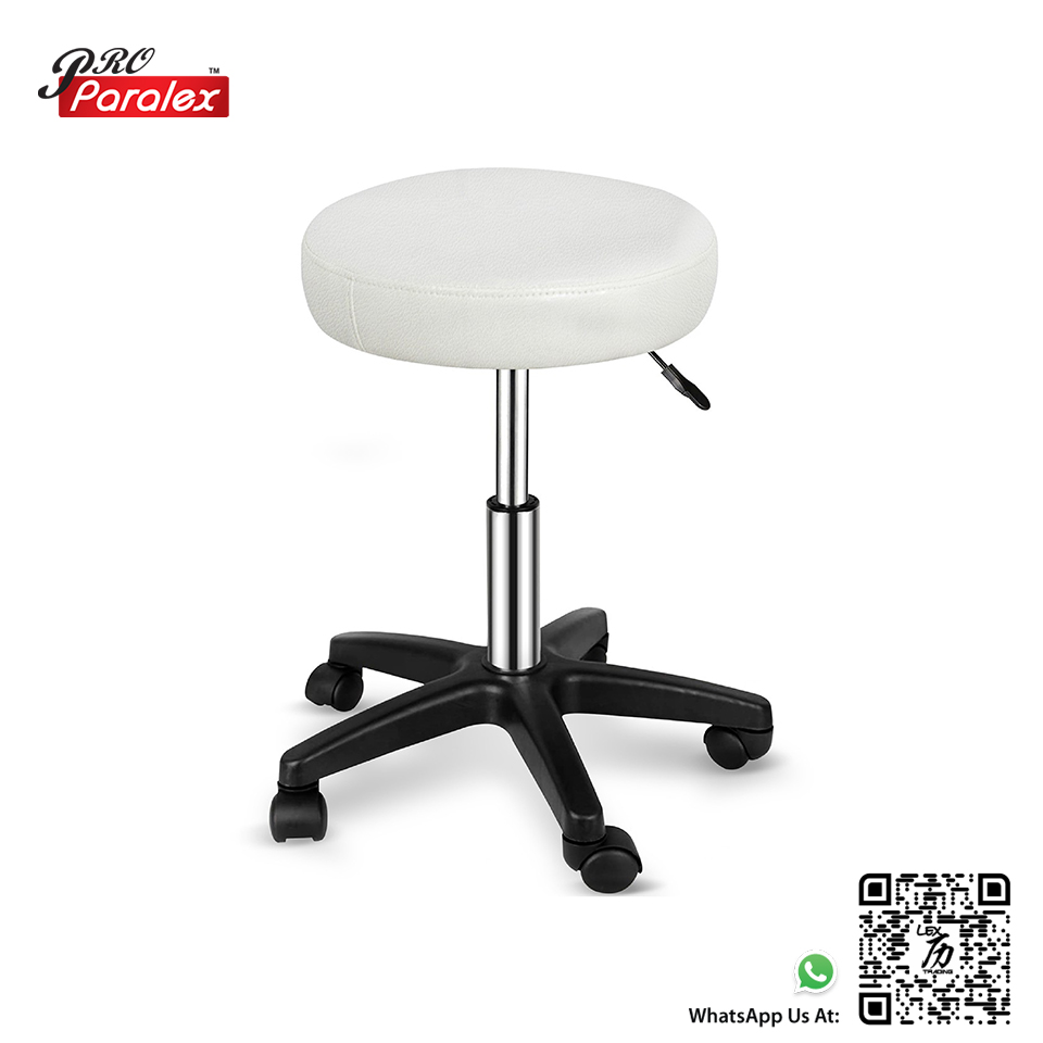 (PFJ080) White Stool - 1